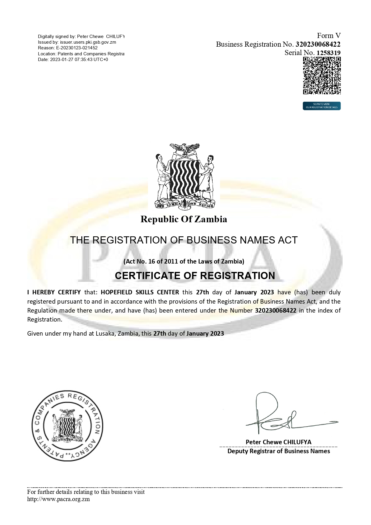 Business Registration